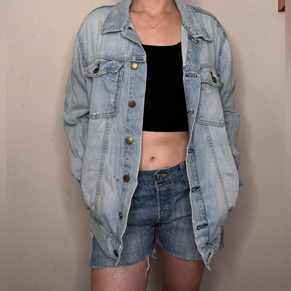 Current/Elliott Light Blue Jean Jacket
